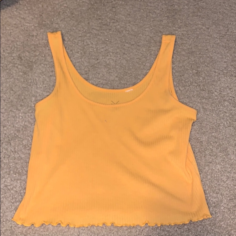 Orange tank top